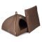 Будиночок для тварин Юрта 0 паянка з ребрами жорсткості 323535 см Коричневий