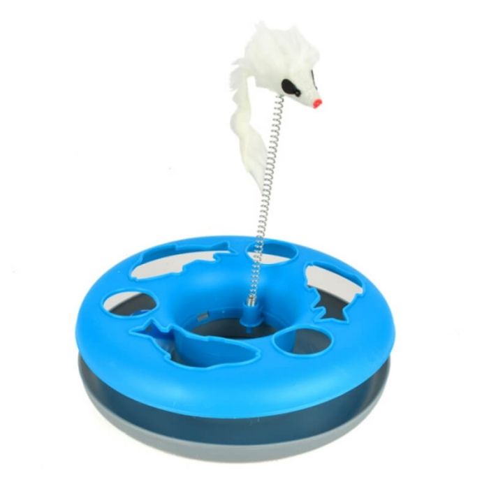 Іграшка для кота Track з пером d 22.5 см PH-297