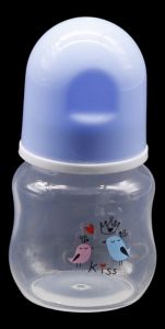 Пляшечка для годування 60 мл. Блакитна. 