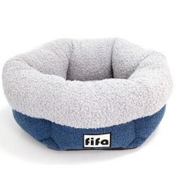 Лежак Норд меблева тканина, овчина синій 43х38х20 см(копия)