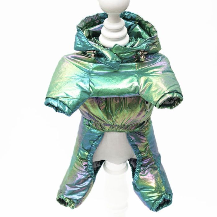 Веселка комбінезон для собак хлопчиків на силіконі XS