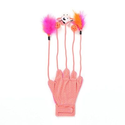 Іграшка для тварин Рукавичка 50х10 см Трояндовий