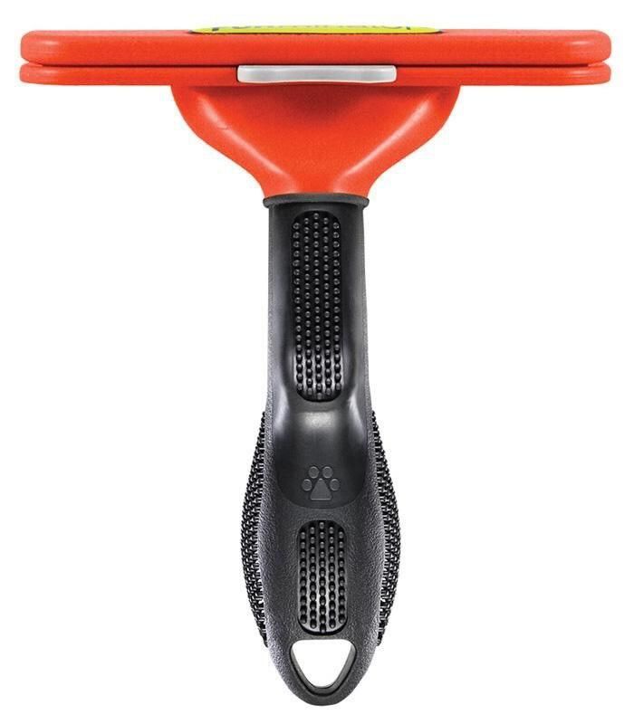 Фурмінатор з кнопкою для собак з довгою шерстю Розмір S (46 мм ширина леза)