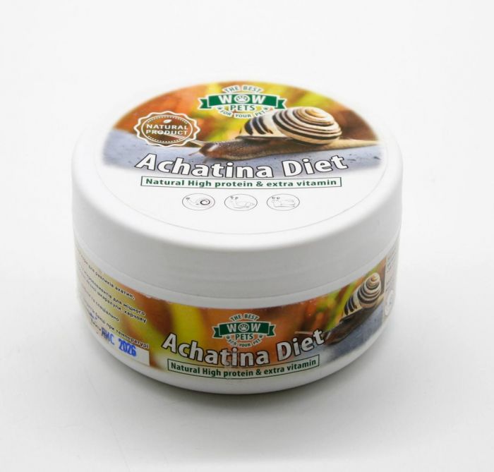 Wow Pets Ahatina Diet Корм для равликів раціон для ахатін 175 гр. 