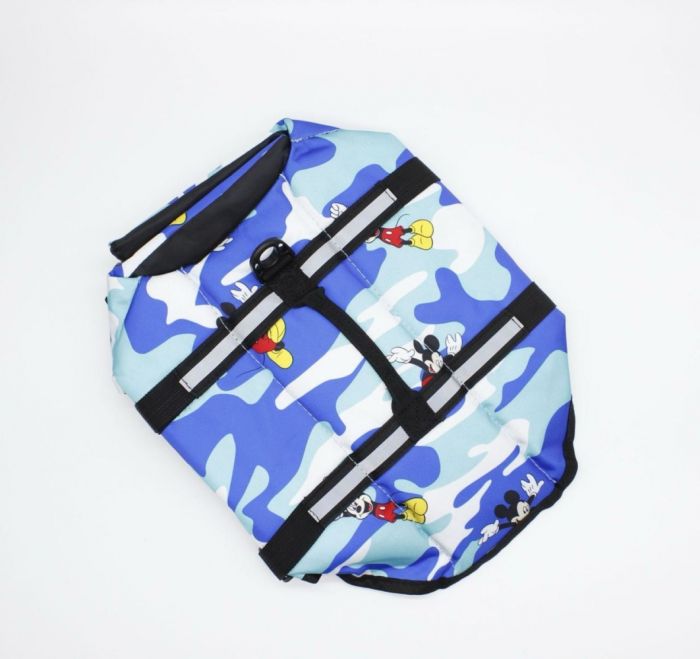 Жилет для купання собак мікі синій М 