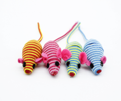 Миша 5 см, прогумований нейлон, набір 4штуп, HRSH6234 