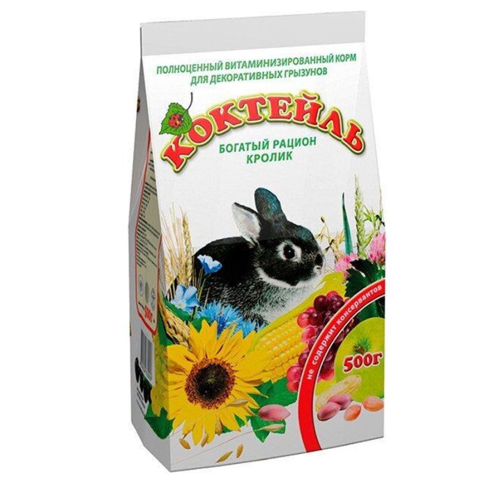 Коктейль для декоративних кроликів 500г 