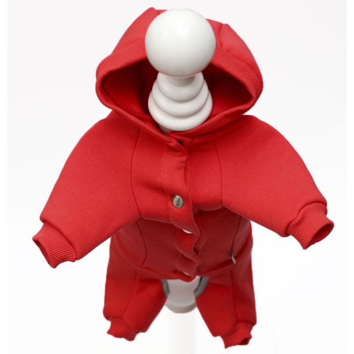 Джулія комбінезон для собак дівчаток з трикотажу на флісі S2