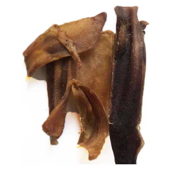 Чіпси свинячі ласощі для собак 1кг 100шт-9х2см 