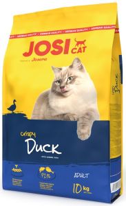 Josera JosiCat Crispy Duck з качкою сухий корм для дорослих кішок 10 кг 