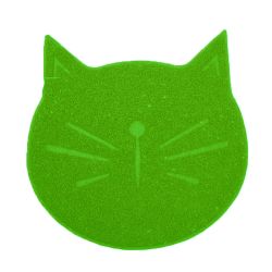 Килимок Мордочка 3838см Салатовий