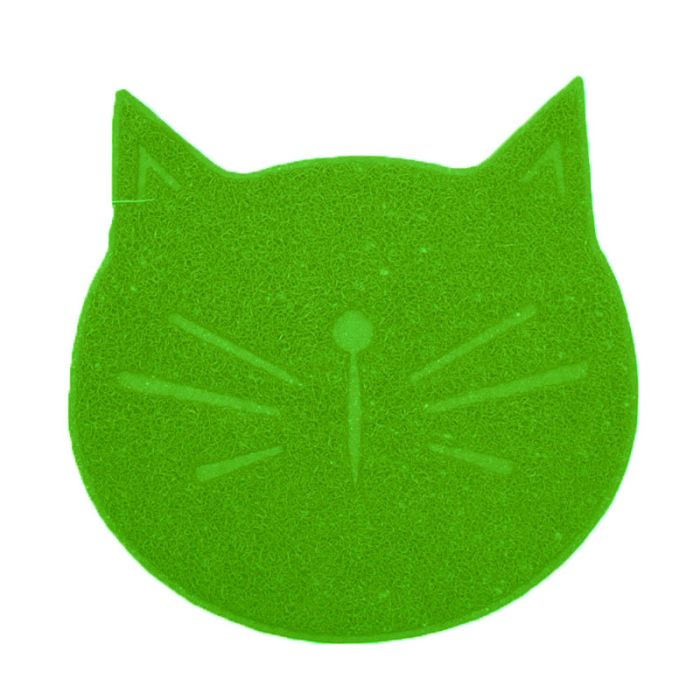 Килимок Мордочка 3838см Салатовий