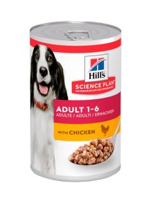 Вологий Корм Hills science plan Adult для собак з куркою 370 гр. 