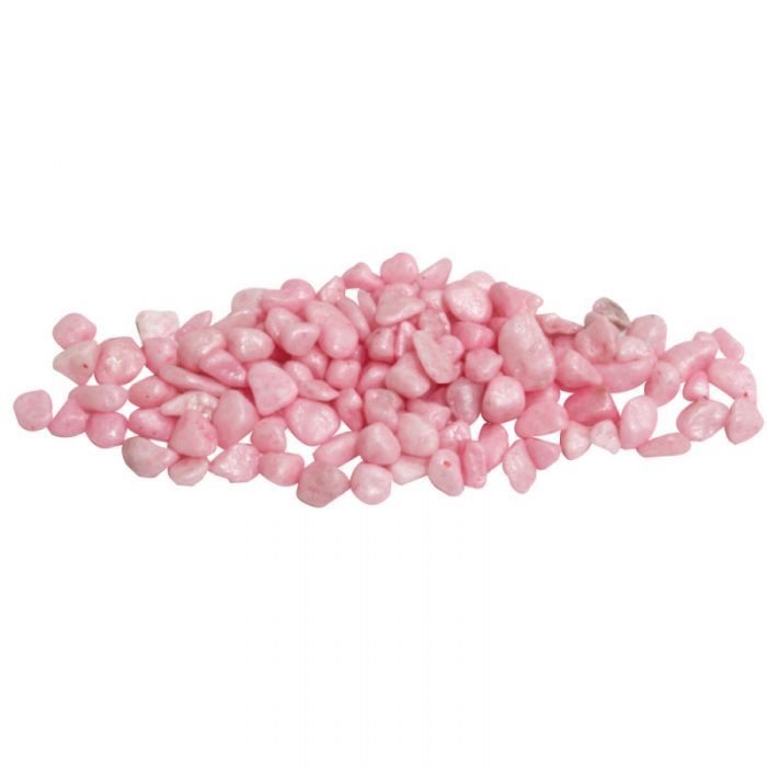 Гравій для акваріума 0,7 см  0,5 кг Флуоресцентний рожевий