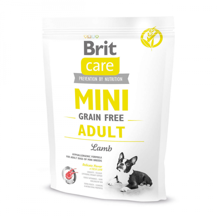 Brit Care GF Mini Adult Lamb для собак малих порід ягня 400 г