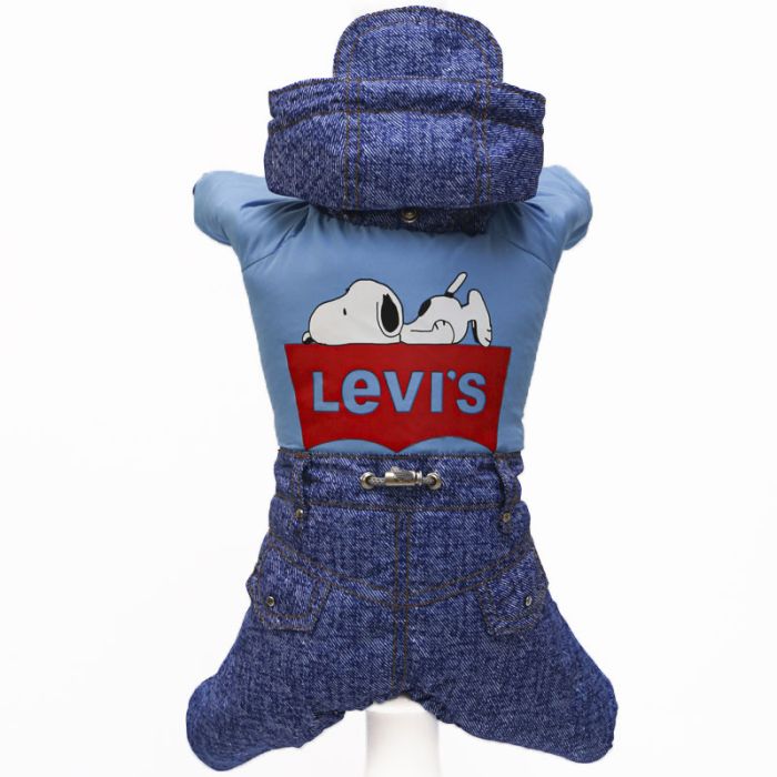 Левіс комбінезон для собак хлопчиків на силіконі S3