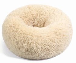 Лежанка для тварин Бежева 70х70х20 см