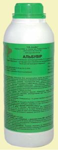 Альбувір противірусний препарат для тварин 1л