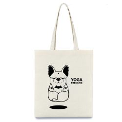 Екосумка Французький бульдог йога 3541см