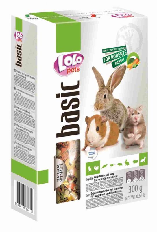 Lolopets Корм для хомячків овочевий 300 г 71141 