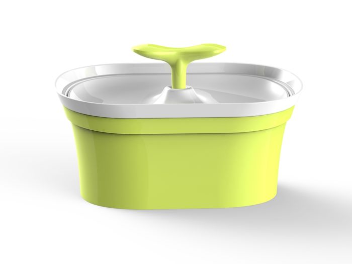 Фонтан овальний двосторонній 2,8 л 27х12х17 см 