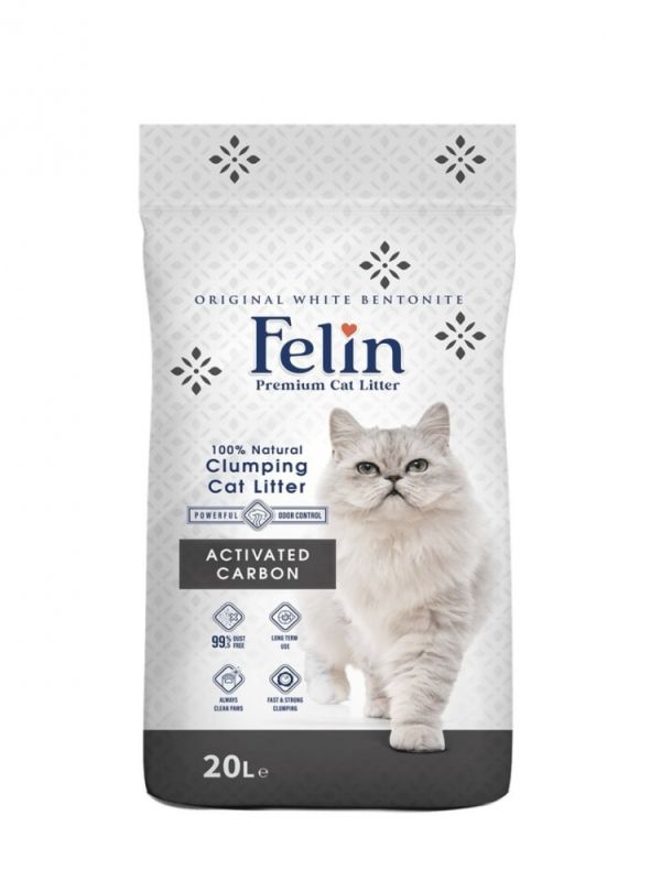 Наповнювач бентонітовий FELIN, 20л (17,2кг)  карбоновий активатор