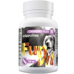 Вітаміни FunVit Chondro Plus з хондроїтином для собак 90 таб