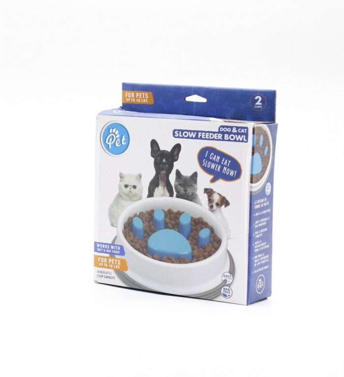 Миска Slow Feeder Лапа 470 мл 