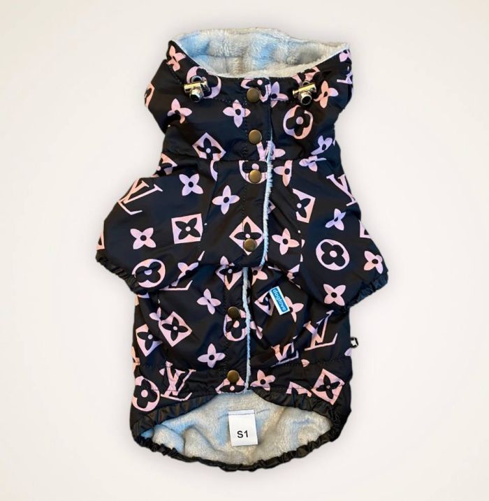 Віта куртка для собак дівчаток doglove чорна S