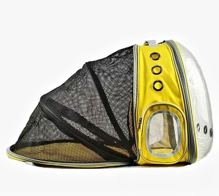 Рюкзак розкладний 33х40х20 см жовтий 