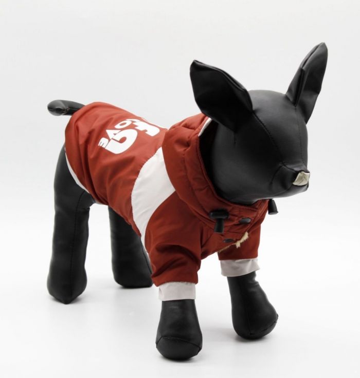 Октавія куртка з капюшоном, дівчинка, цеглястий. M (А34В до 54см)