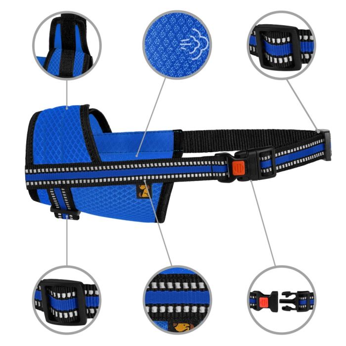 Намордник для ротвейлера Mesh l синій (25 - 34) 576302Т 