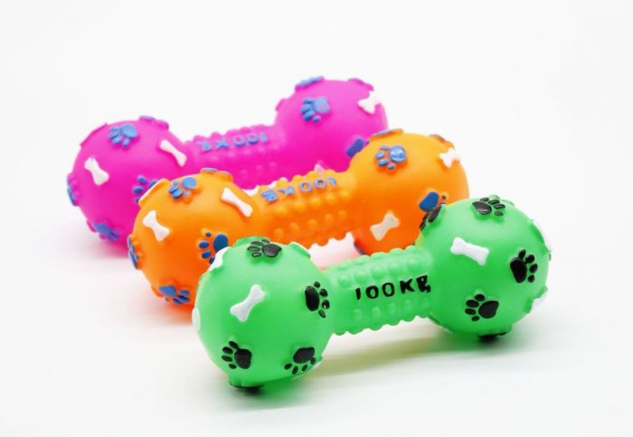 Гантель іграшка для собак 14х5 см 