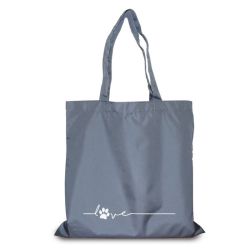 Екосумка Love лінія 40х38 см сіра 