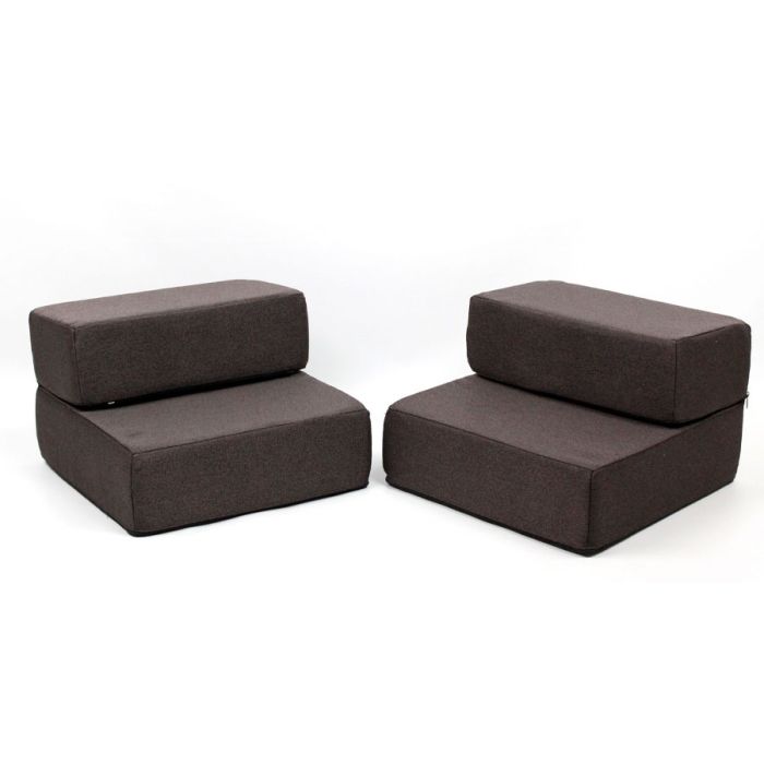 Сходинки меблева рогожка коричневi, 57х38х36 см 