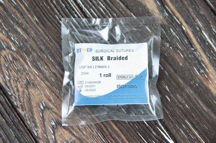 Шовк хірургічний USP 30 (2) 20м 