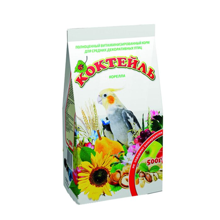 Коктейль Корм для середніх папуг Корелла 500 г 
