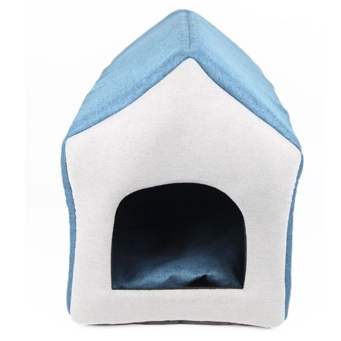 Будка  2 для собак 433340 см Сіро-синя