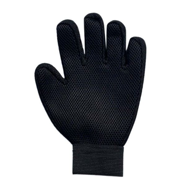 Рукавичка для вичісування вовни True Touch червона 