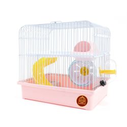 Клітка для гризунів Золота клітка, емальована з прямим верхом і космічним дизайном, 272126 см