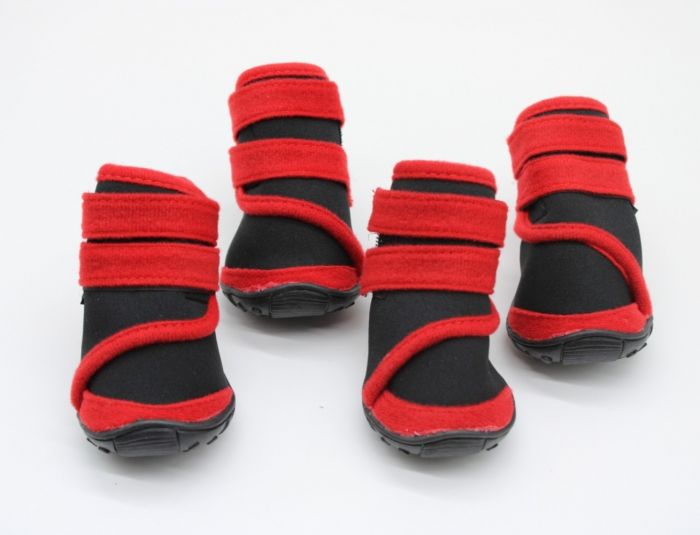 Взуття Неопрен Чорно-Червоні, підошва поліуритан 1 (75,5см)