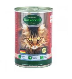 Baskerville курка з серцем консерви для кішок 200 г