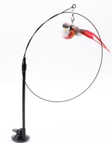 Вудочка на присосці, чевона пташка,  92см 