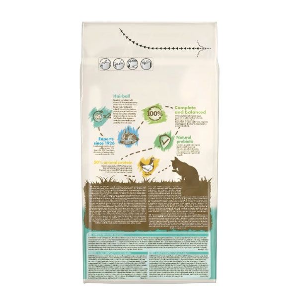 Cat Chow Hairball Control сухий корм для котів проти утворення шерстяних грудок у травному тракті з куркою 1,5 кг