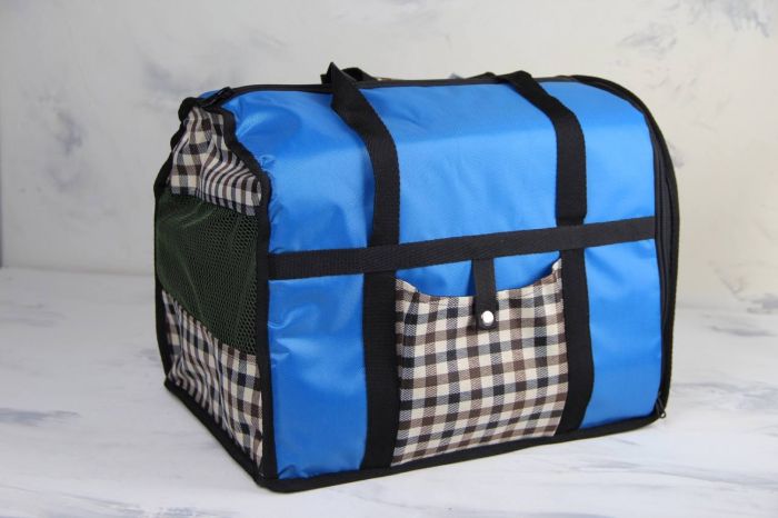 Сумка-переноска 3 39х28х31 см блакитний