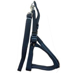 Шлея з повідцем для собак 2см (44-50) 120см нейлон LH-253-20 