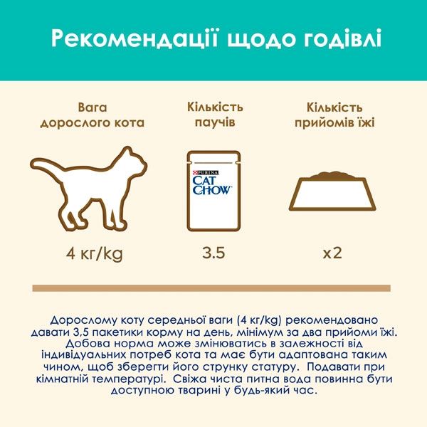 Cat Chow Hairball Control консерва для котів для виведення шерсті з куркою та зеленою квасолею, 85 г Акція