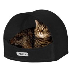 Лежак для кішок Люлька чорна 3 45 x 40 x 36 см