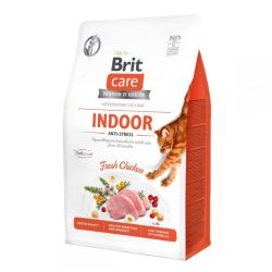 Brit Care Cat Grain-Free Indoor Anti-Stress сухий корм для кішок живуть в приміщенні 2 кг