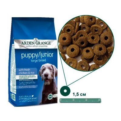 Arden Grange (Арден Грендж) для цуценят і молодих собак великих порід 6 кг